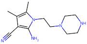 1H-Pyrrole-3-carbonitrile, 2-amino-4,5-dimethyl-1-[2-(1-piperazinyl)ethyl]-