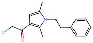 2-Chloro-1-[2,5-dimethyl-1-(2-phenylethyl)-1h-pyrrol-3-yl]ethan-1-one