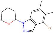 4-Bromo-5,6-dimethyl-1-(tetrahydro-2H-pyran-2-yl)-1H-indazole