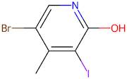 5-Bromo-3-iodo-4-methylpyridin-2-ol