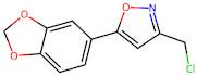 5-(1,3-Benzodioxol-5-yl)-3-(chloromethyl)isoxazole