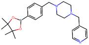 1-(Pyridin-4-ylmethyl)-4-(4-(4,4,5,5-tetramethyl-1,3,2-dioxaborolan-2-yl)benzyl)piperazine