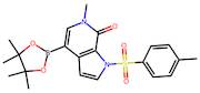 6-Methyl-4-(4,4,5,5-tetramethyl-1,3,2-dioxaborolan-2-yl)-1-tosyl-1H-pyrrolo[2,3-c]pyridin-7(6H)-one