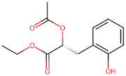 Ethyl (2R)-2-acetoxy-3-(2-hydroxyphenyl)propanoate