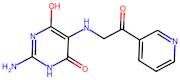 2-Amino-6-hydroxy-5-((2-oxo-2-(pyridin-3-yl)ethyl)amino)pyrimidin-4(3H)-one