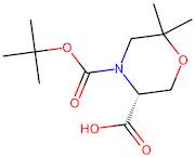 (R)-4-(tert-Butoxycarbonyl)-6,6-dimethylmorpholine-3-carboxylic acid