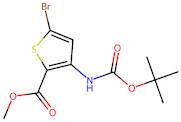 Methyl 5-bromo-3-((tert-butoxycarbonyl)amino)thiophene-2-carboxylate