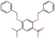 1-(2,4-Bis(benzyloxy)-5-isopropylphenyl)ethanone