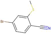 4-Bromo-2-(methylthio)benzonitrile