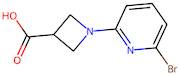 1-(6-Bromo-2-pyridinyl)-3-azetidinecarboxylic acid