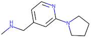 N-Methyl-1-(2-pyrrolidin-1-ylpyridin-4-yl)methylamine