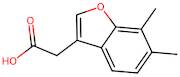 2-(6,7-Dimethyl-1-benzofuran-3-yl)acetic acid