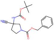 Benzyl 3-((tert-butoxycarbonyl)amino)-3-cyanopyrrolidine-1-carboxylate