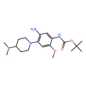 tert-Butyl (5-amino-4-(4-(dimethylamino)piperidin-1-yl)-2-methoxyphenyl)carbamate