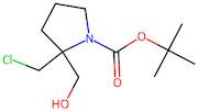 tert-Butyl 2-(chloromethyl)-2-(hydroxymethyl)pyrrolidine-1-carboxylate