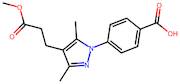 4-[4-(3-methoxy-3-oxopropyl)-3,5-dimethyl-1h-pyrazol-1-yl]benzoic acid