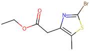 Ethyl 2-(2-bromo-5-methylthiazol-4-yl)acetate