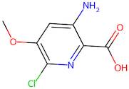 3-Amino-6-chloro-5-methoxypicolinic acid