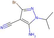 5-Amino-3-bromo-1-isopropyl-1H-pyrazole-4-carbonitrile