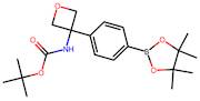 tert-Butyl (3-(4-(4,4,5,5-tetramethyl-1,3,2-dioxaborolan-2-yl)phenyl)oxetan-3-yl)carbamate