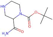 tert-Butyl 2-carbamoylpiperazine-1-carboxylate