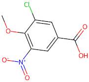 3-Chloro-4-methoxy-5-nitrobenzoic acid