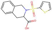 2-(Thiophene-2-sulfonyl)-1,2,3,4-tetrahydroisoquinoline-3-carboxylic acid