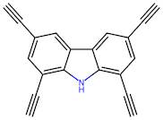 1,3,6,8-Tetraethynyl-9H-carbazole