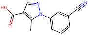 1-(3-cyanophenyl)-5-methyl-1H-pyrazole-4-carboxylic acid