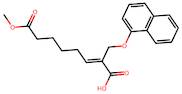 (E)-8-Methoxy-2-((naphthalen-1-yloxy)methyl)-8-oxooct-2-enoic acid