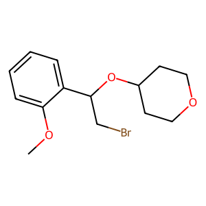 4-(2-Bromo-1-(2-methoxyphenyl)ethoxy)tetrahydro-2H-pyran