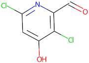 3,6-Dichloro-4-hydroxypyridine-2-carboxaldehyde