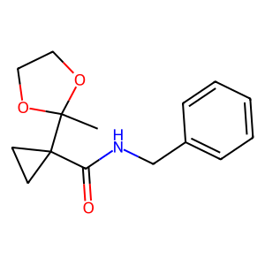 N-Benzyl-1-(2-methyl-1,3-dioxolan-2-yl)cyclopropane-1-carboxamide