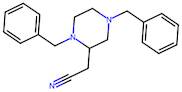 2-(1,4-Dibenzylpiperazin-2-yl)acetonitrile