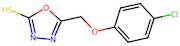 5-(4-Chlorophenoxymethyl)-1,3,4-oxadiazole-2-thiol