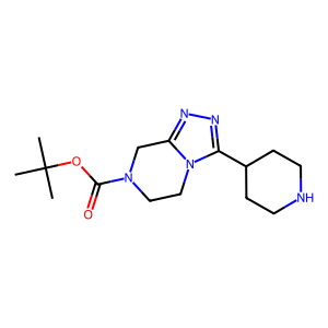 tert-Butyl 3-(piperidin-4-yl)-5,6-dihydro-[1,2,4]triazolo[4,3-a]pyrazine-7(8H)-carboxylate