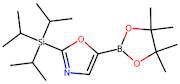 5-(4,4,5,5-Tetramethyl-1,3,2-dioxaborolan-2-yl)-2-[tris(1-methylethyl)silyl]oxazole