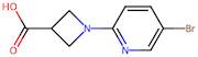 3-Azetidinecarboxylic acid, 1-(5-bromo-2-pyridinyl)-