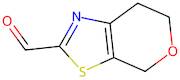 4h,6h,7h-Pyrano[4,3-d][1,3]thiazole-2-carbaldehyde