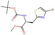 Methyl (S)-3-(4-bromothiazol-2-yl)-2-((tert-butoxycarbonyl)amino)propanoate