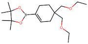 2-(4,4-bis(Ethoxymethyl)cyclohex-1-en-1-yl)-4,4,5,5-tetramethyl-1,3,2-dioxaborolane