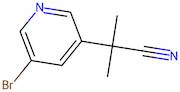 2-(5-Bromopyridin-3-yl)-2-methylpropanenitrile