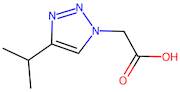 2-(4-Isopropyl-1H-1,2,3-triazol-1-yl)acetic acid