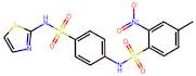 4-Methyl-2-nitro-N-(4-(N-(thiazol-2-yl)sulfamoyl)phenyl)benzenesulfonamide