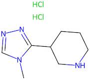 3-(4-Methyl-4H-1,2,4-triazol-3-yl)piperidine dihydrochloride