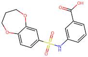 3-(3,4-Dihydro-2h-1,5-benzodioxepine-7-sulfonamido)benzoic acid