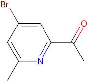 1-(4-Bromo-6-methylpyridin-2-yl)ethan-1-one