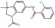 N-(1-acetyl-3,3-dimethylindolin-6-yl)-2-chloronicotinamide