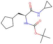 (S)-tert-butyl (3-cyclopentyl-1-(cyclopropylamino)-1-oxopropan-2-yl)carbamate