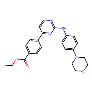 Ethyl 4-(2-(4-morpholinophenylamino)pyrimidin-4-yl)benzoate